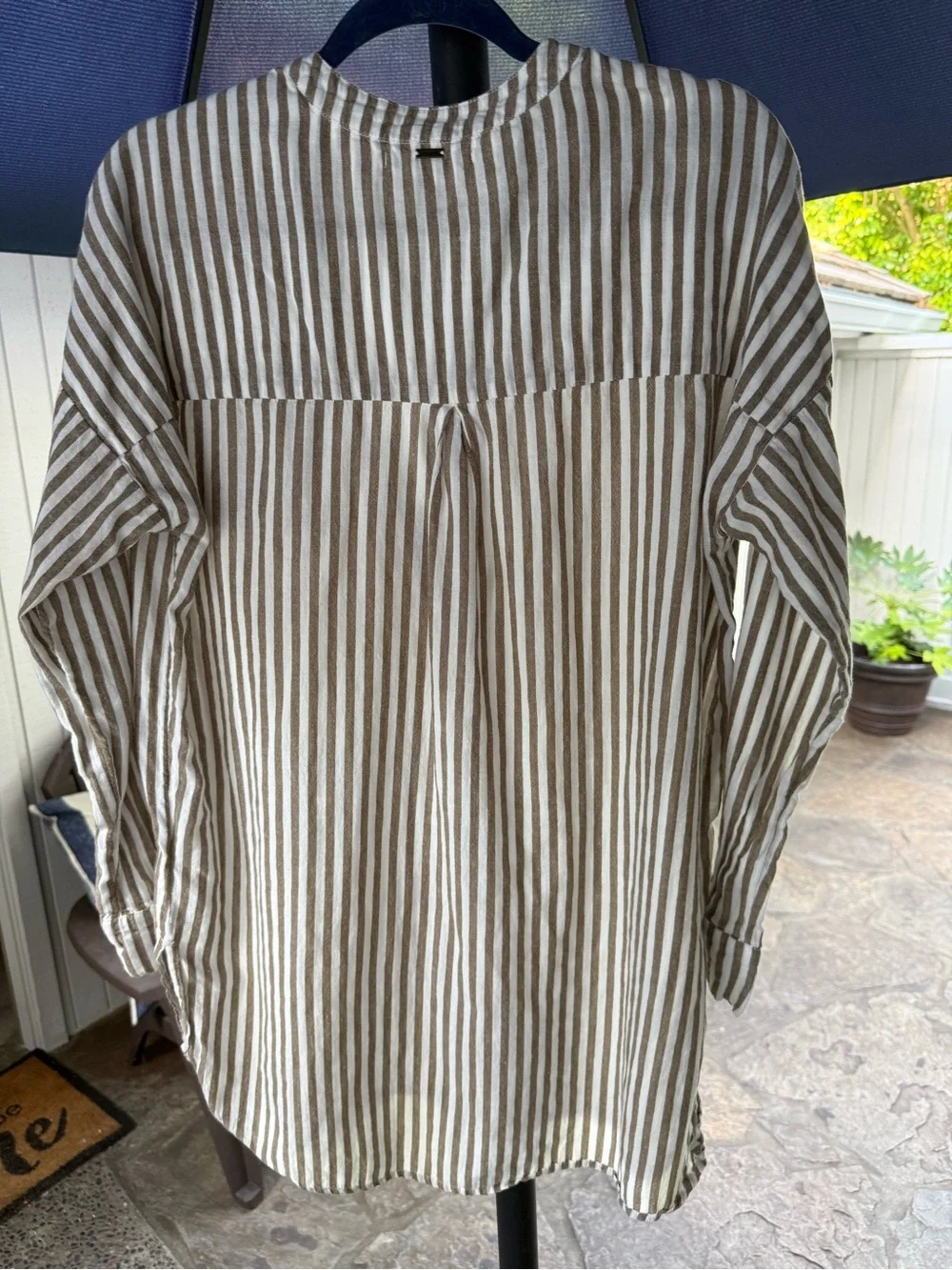 O'Neill Striped V-Neck blouse or cover-up